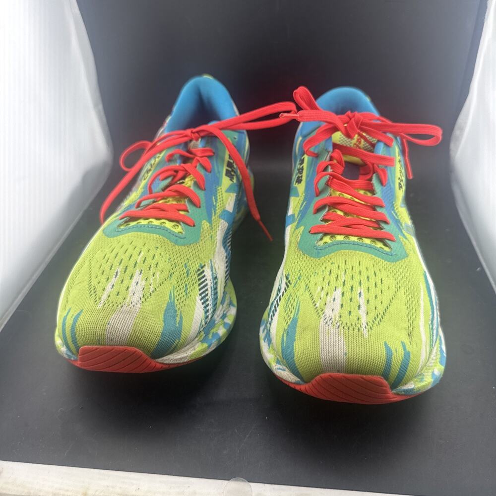 ASICS Noosa Tri 13 Color Injection Hazard Green Digital Aqua 1011B021-300 Men 12 - Picture 2 of 9